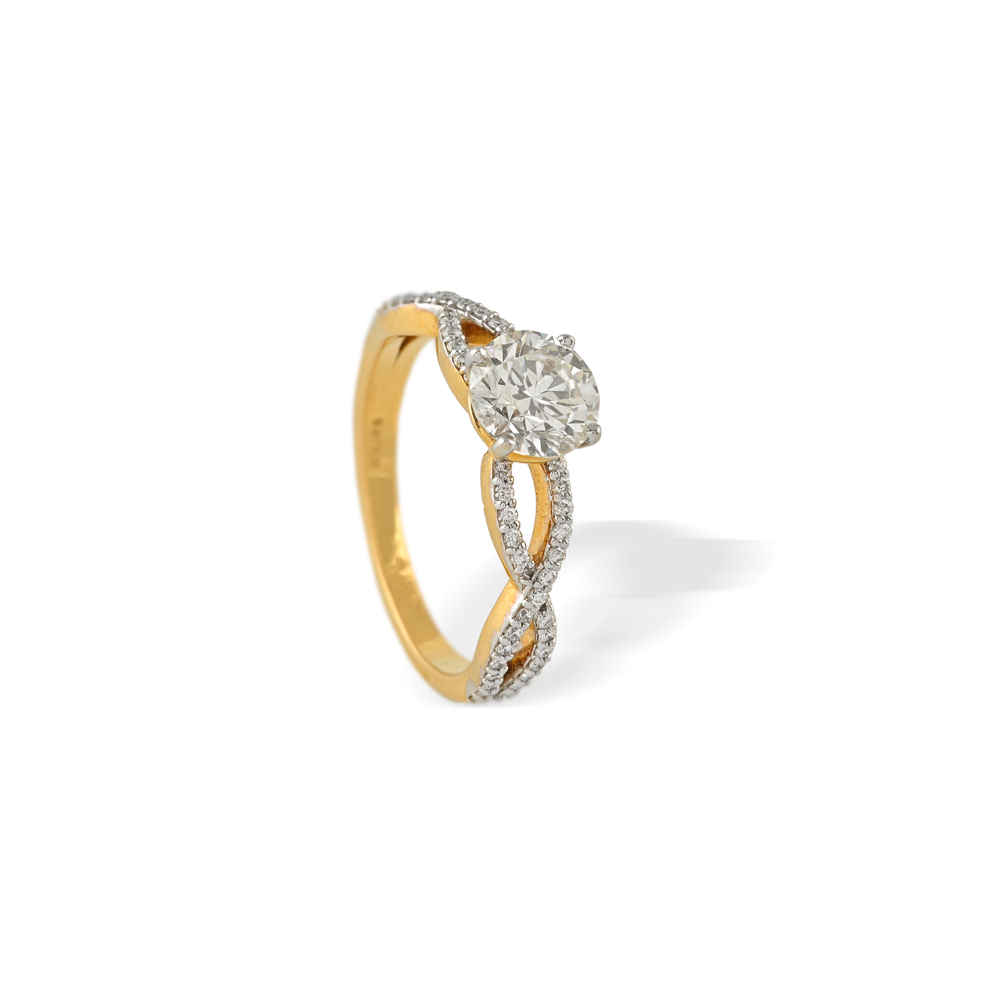Diamond Twist White Gold Ring | Anniversary Gift | Fink's